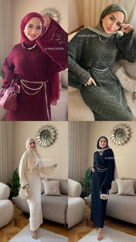 فستان حور خريفي